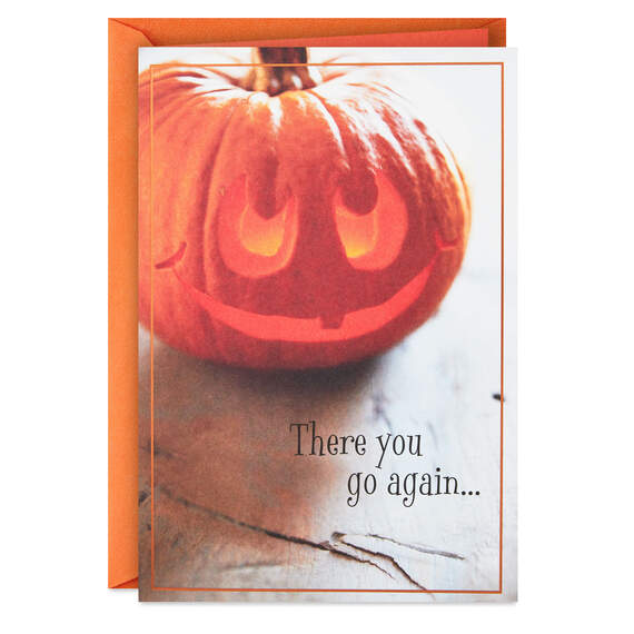 You Make Pumpkins Smile Halloween Card, , large image number 1