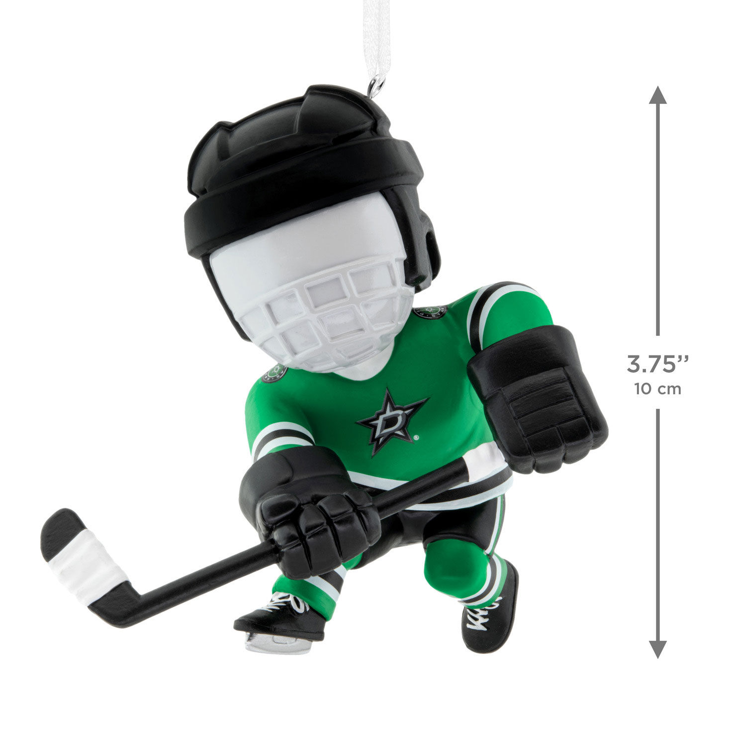 Dallas Stars Hockey Player Christmas Ornament measurement image number 3
