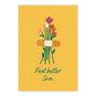 Flowers With Bandage Personalized Get Well Card front image number 2