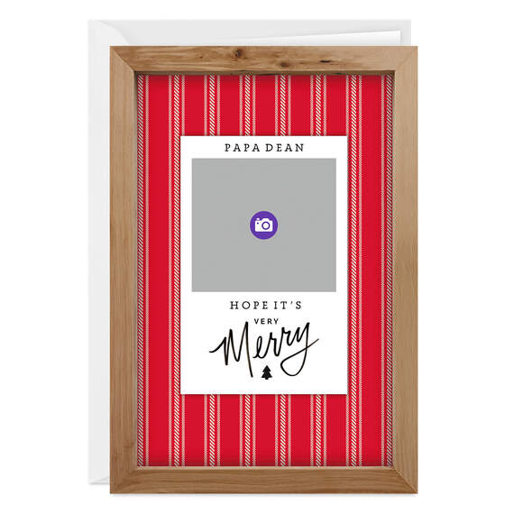 Personalized Very Merry Christmas Photo Card, , large image number 3