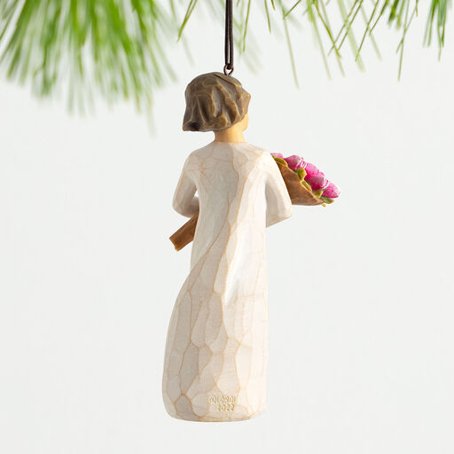 Willow Tree Girl With Tulip Bouquet 2023 Ornament, 4", 