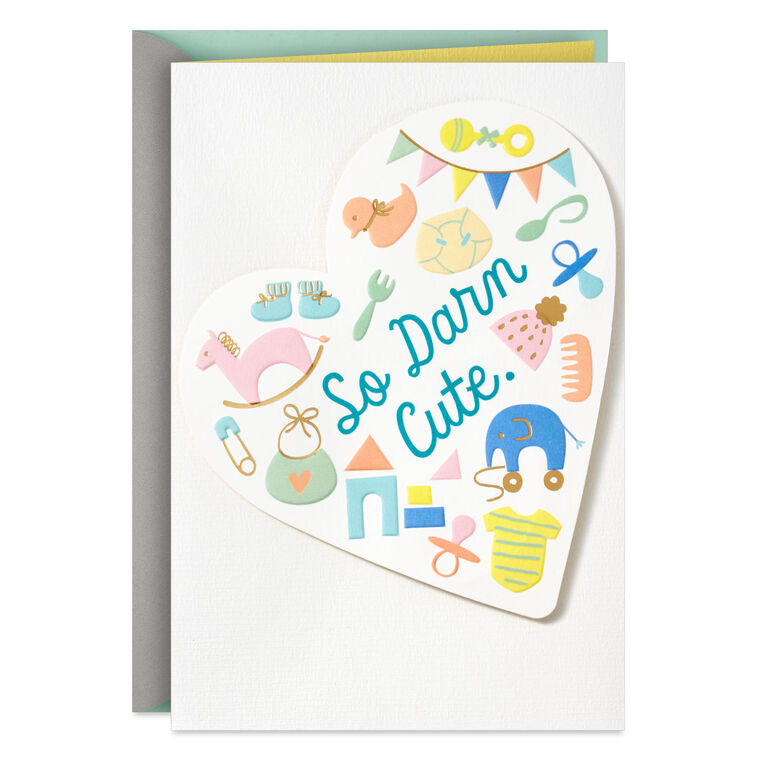 So Darn Cute New Baby Card