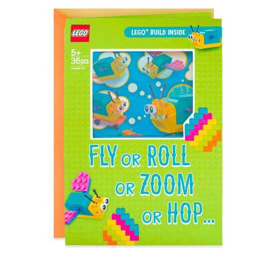 LEGO® CREATOR™ Nonstop Fun Easter Card With LEGO Easter Snail Set, 