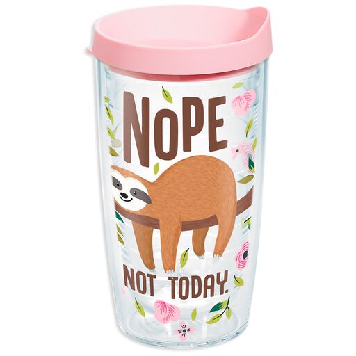 Tervis Nope Not Today Sloth Tumbler, 16 oz., 