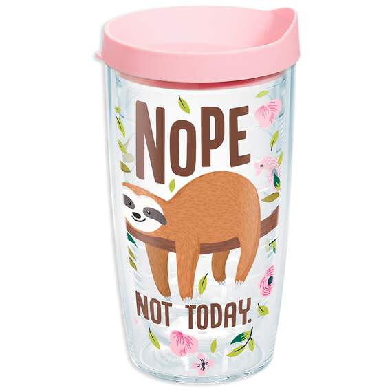 Tervis Nope Not Today Sloth Tumbler, 16 oz.