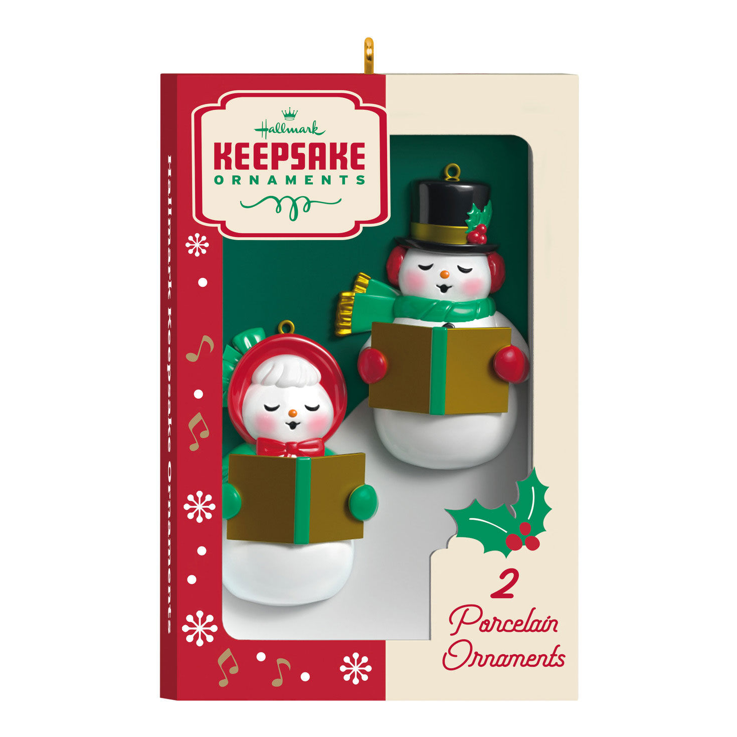 Vintage Snowman Ornaments Keepsake Ornament Front image number 1