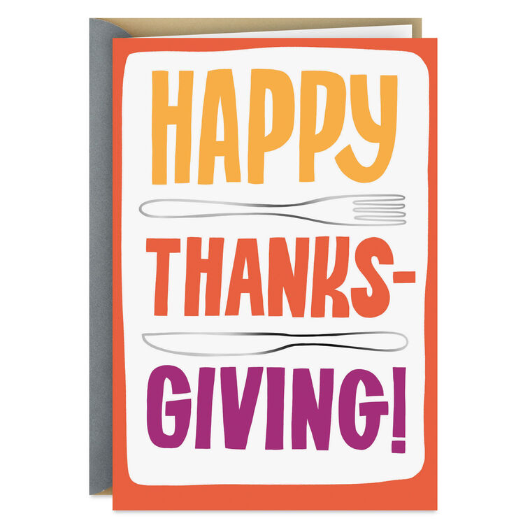 You Might Like Seconds Funny Thanksgiving Card