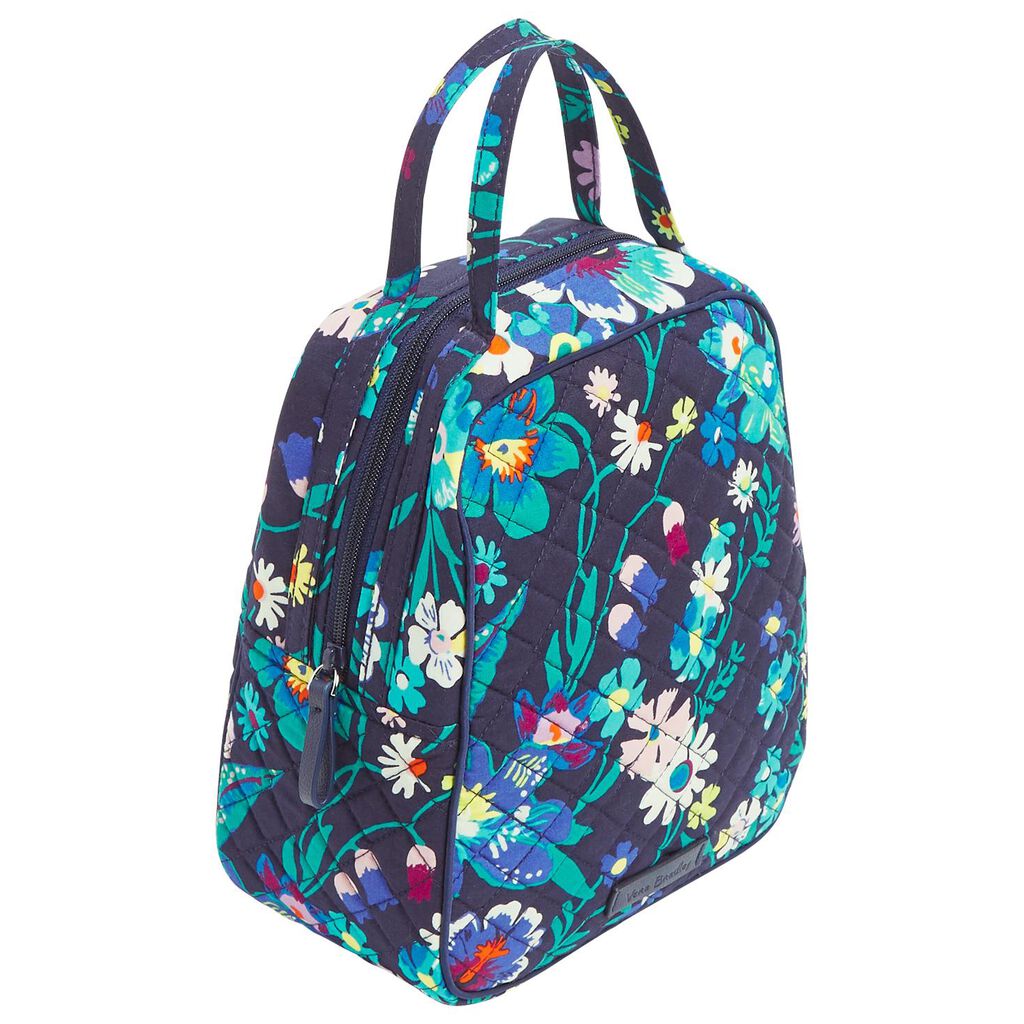 Vera Bradley Iconic Lunch Bunch Bag In Moonlight Garden