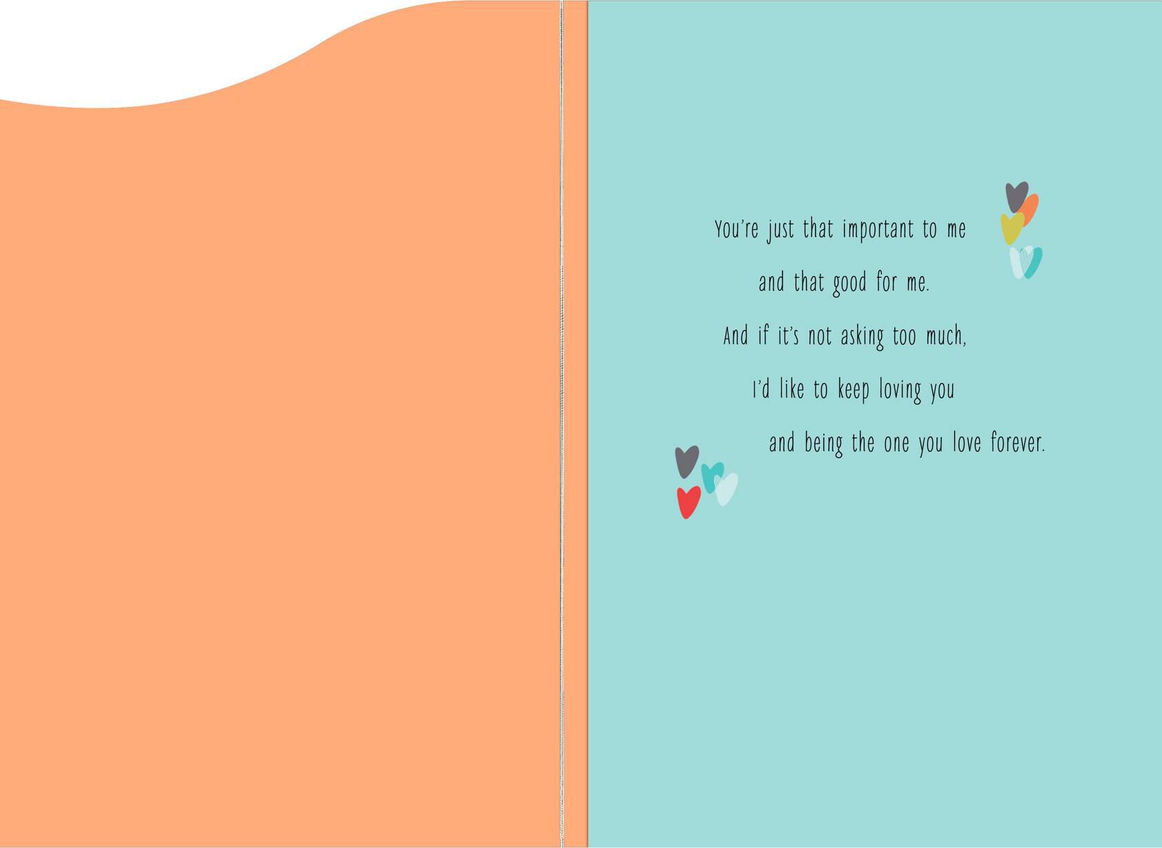 My Other Half, My Missing Piece Love Card