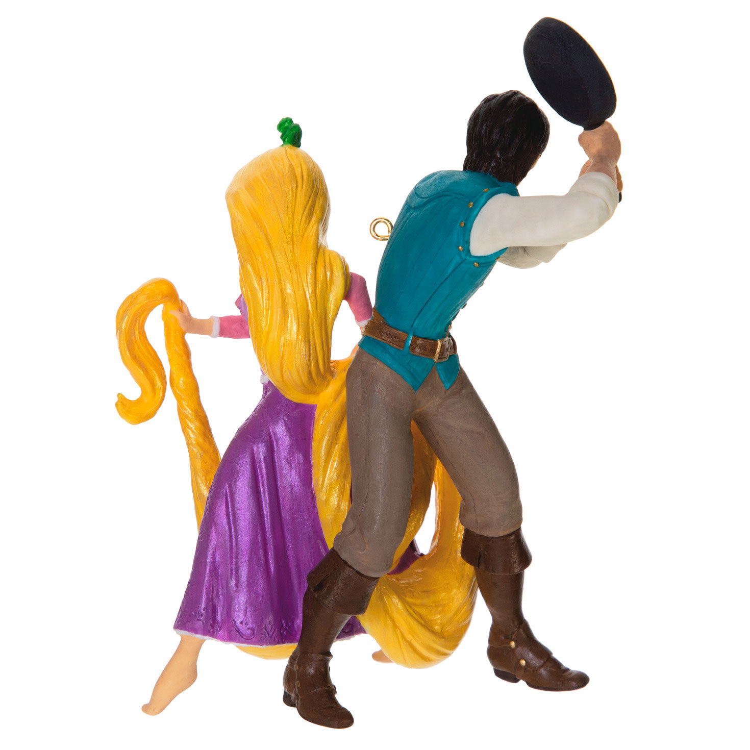 Rapunzel and Flynn Rider Keepsake Ornament Back image number 6