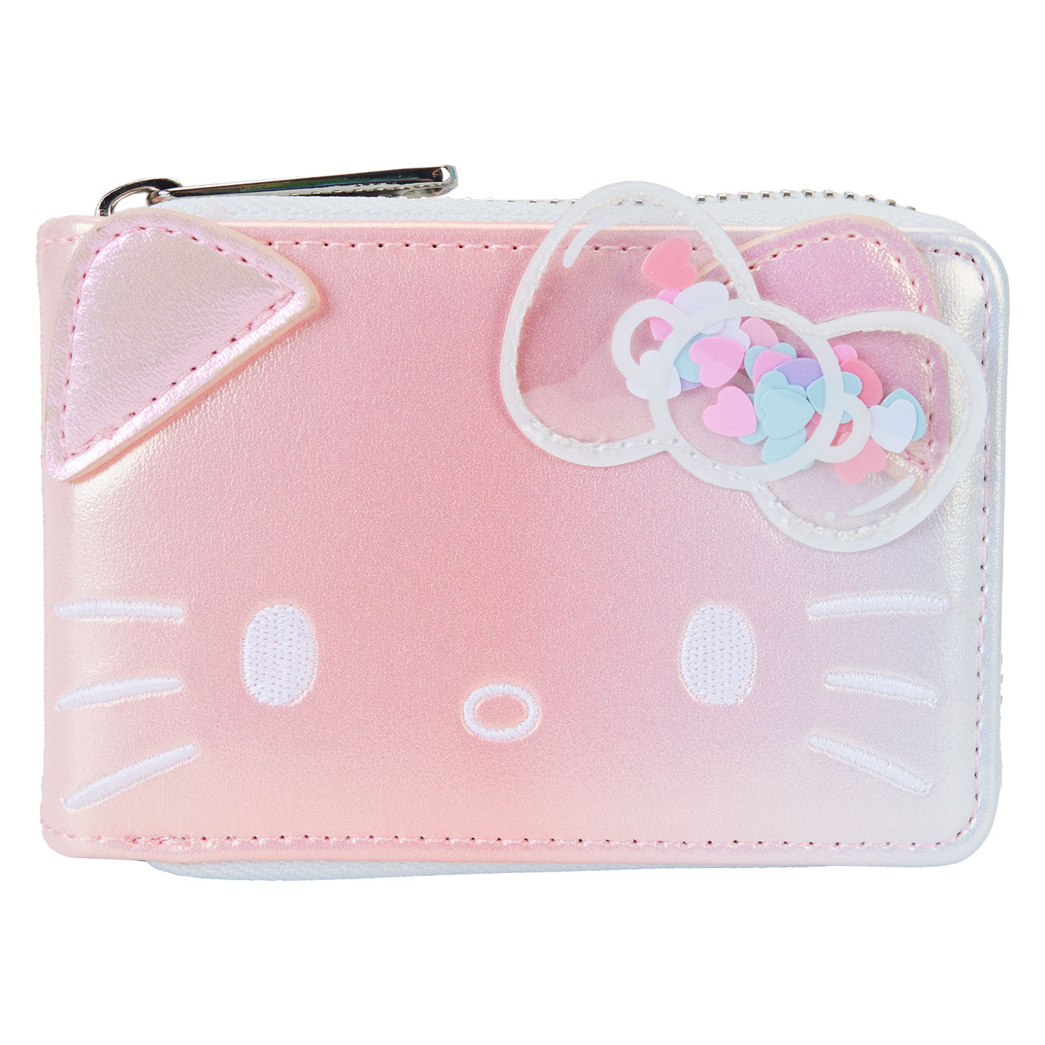 Loungefly Sanrio Hello Kitty Clear and Cute Cosplay Accordion Wallet Handbags Purses Hallmark