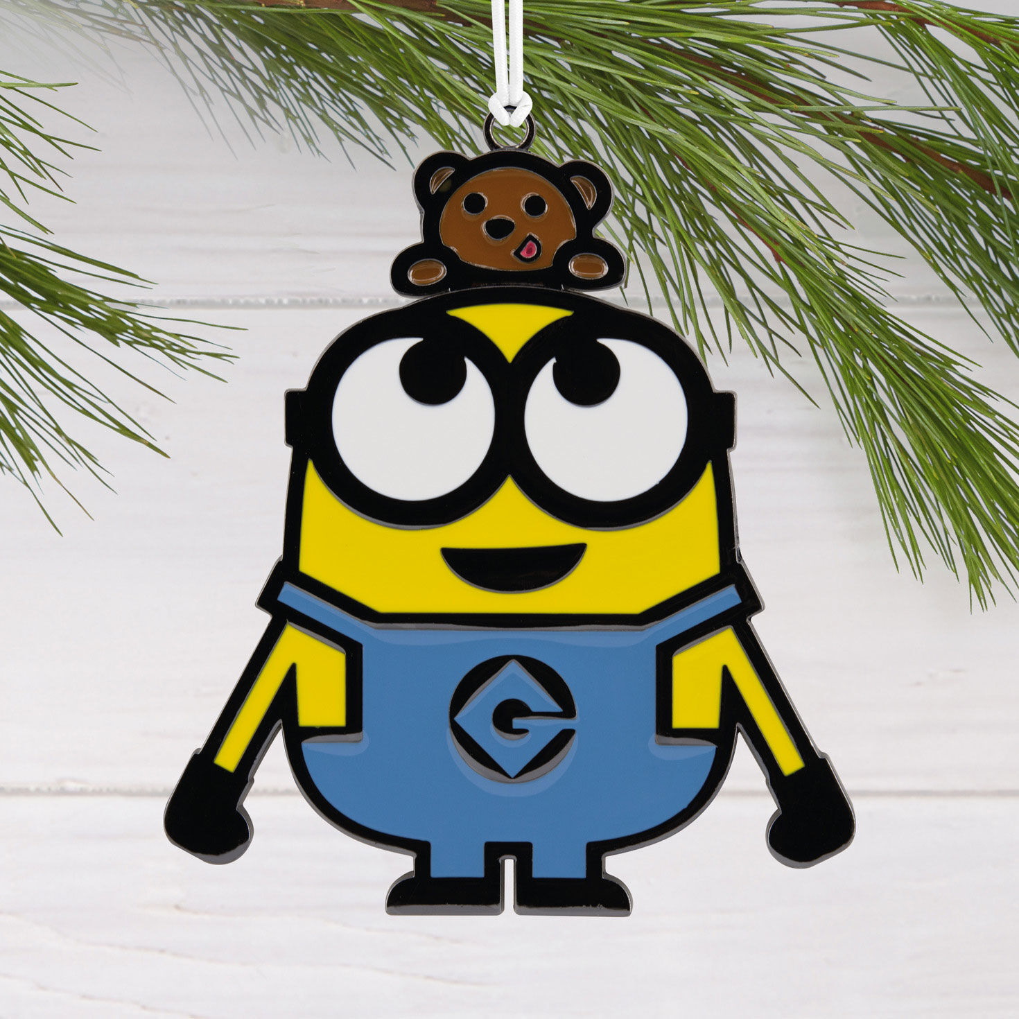 Minions Bob the Minion Moving Metal Hallmark Ornament Hallmark