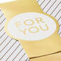 10" Gold and White Striped 2-Pack Gift Boxes With Bands, , large image number 5