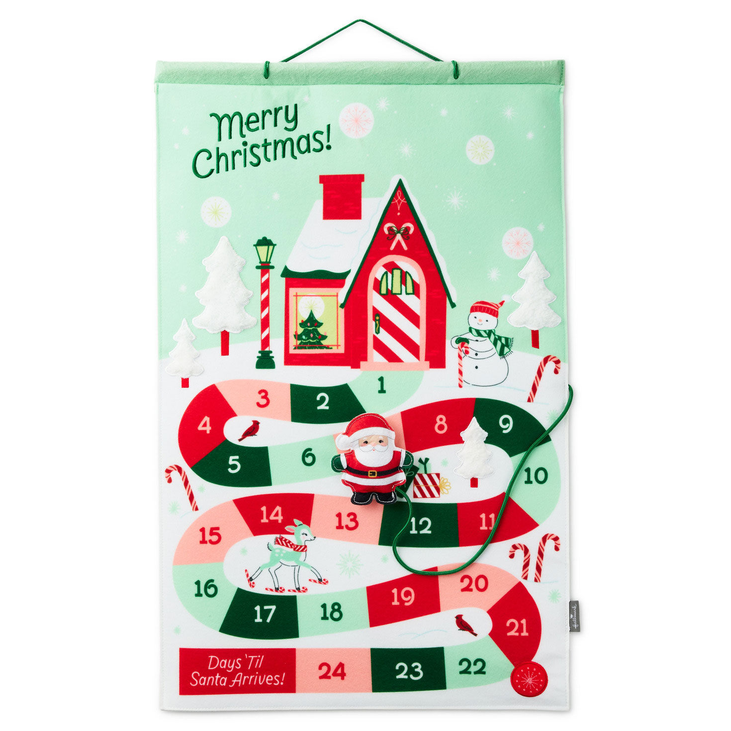 Santa Christmas Scene Countdown Calendar front image number 3