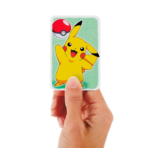 3.25" Mini Pokémon Pikachu Catch All the Fun Today Card, 