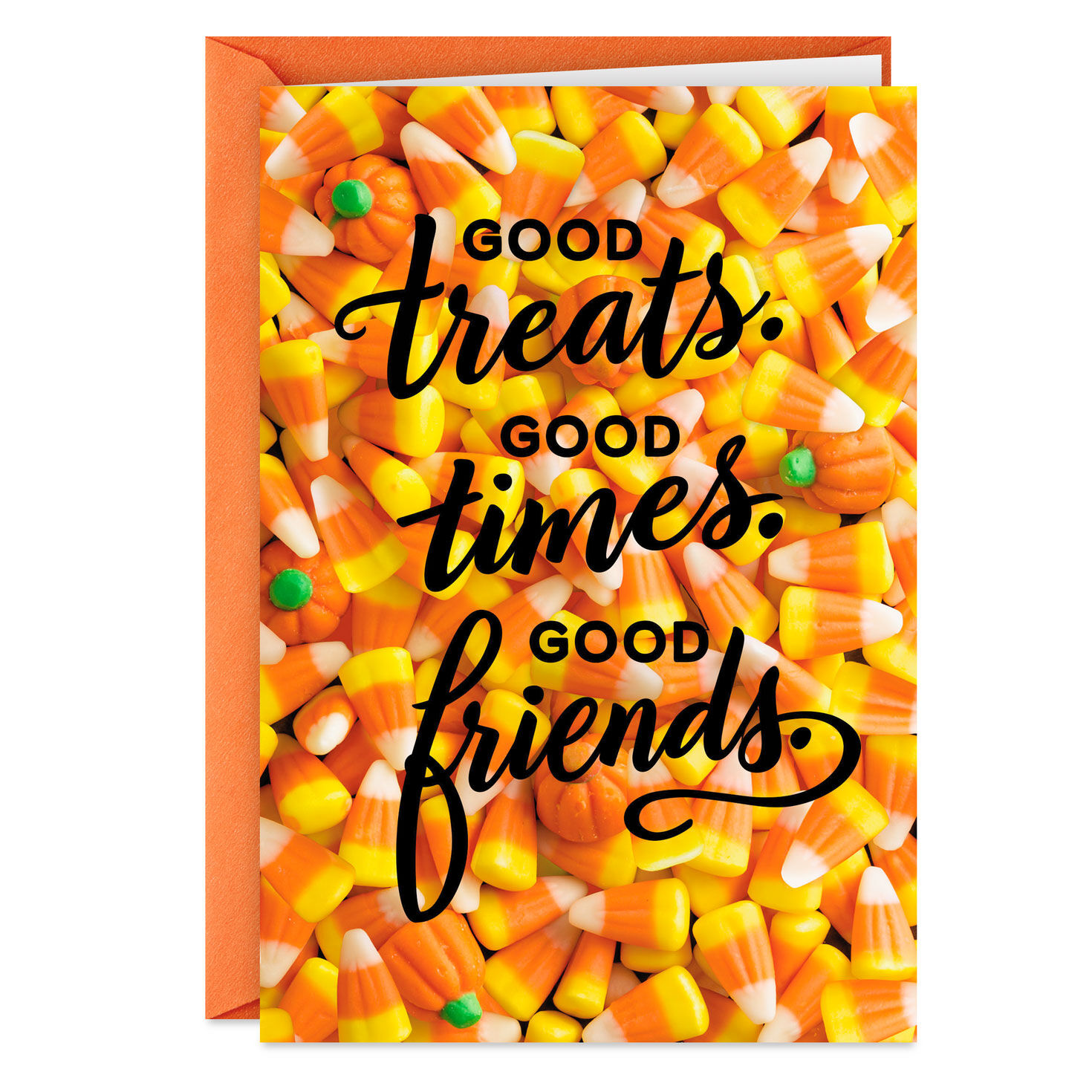 Good Treats, Good Times, Good Friends Halloween Card
