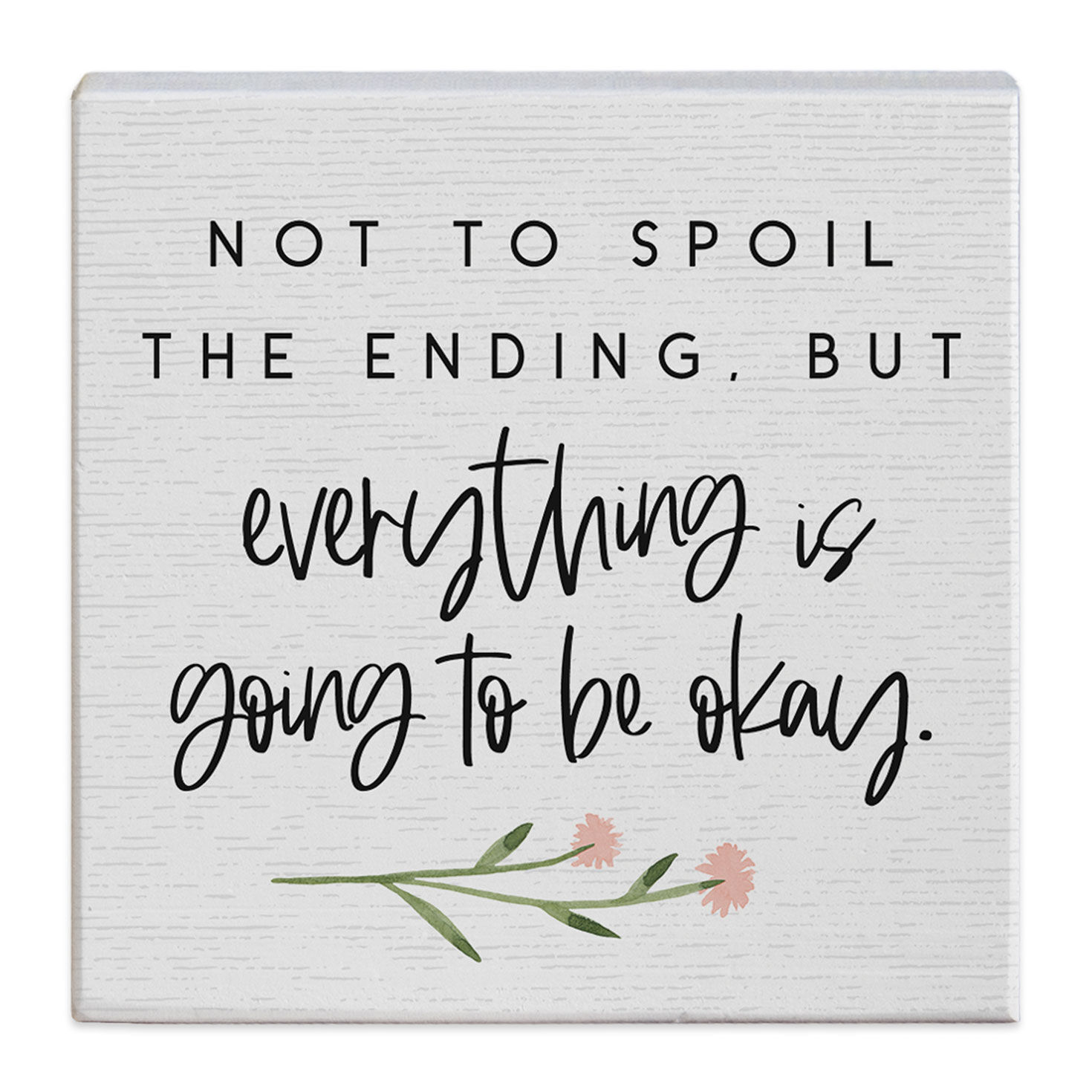 Simply Said Encouragement Quote Gift-a-Block Wood Sign, 5.25x5.25 for only USD 9.99 | Hallmark