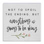 Simply Said Encouragement Quote Gift-a-Block Wood Sign, 5.25x5.25, , large image number 1