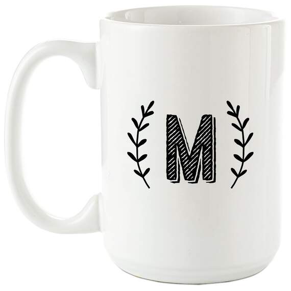 Single Monogram Branches Personalized Mug, , large image number 3
