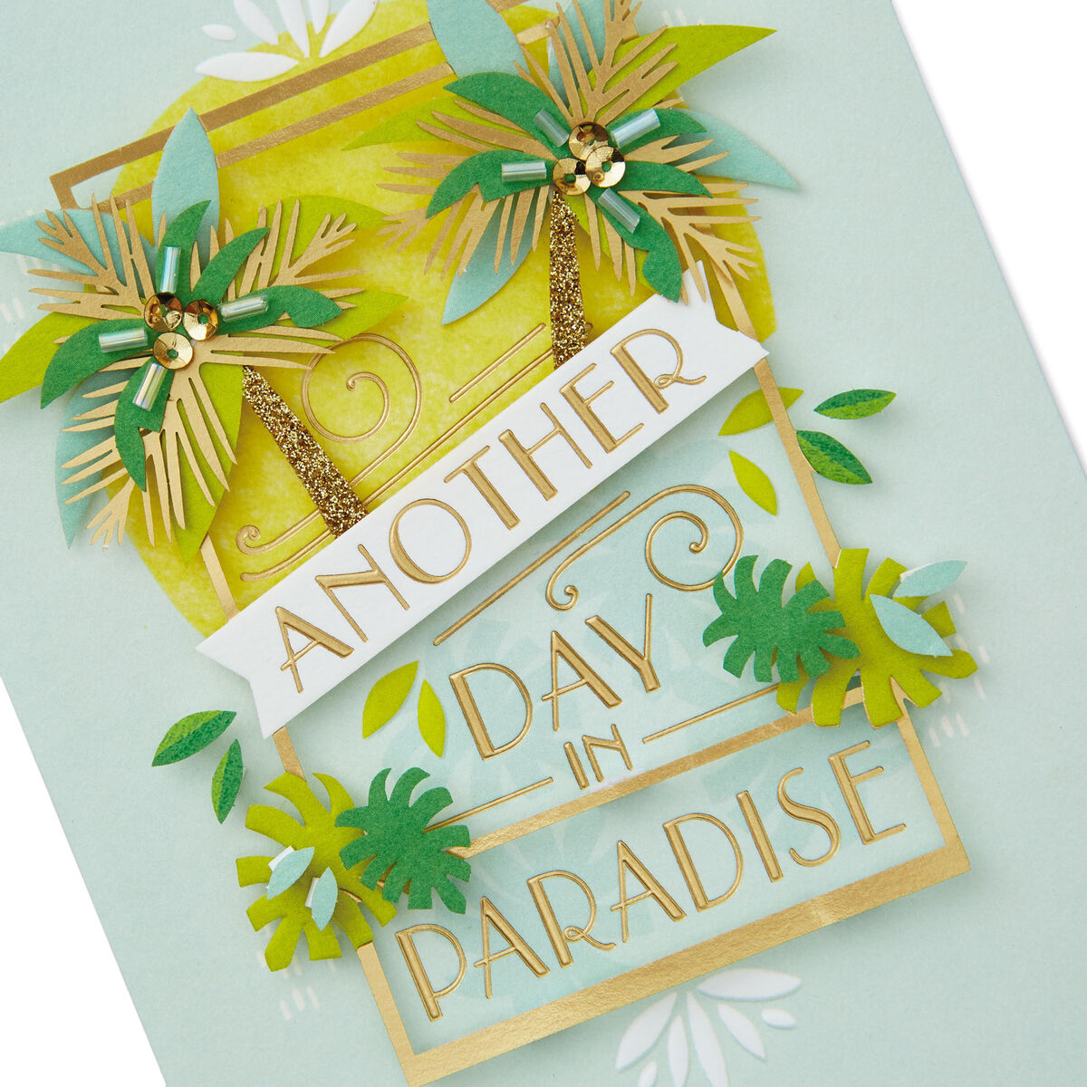 another day in paradise blank card greeting cards hallmark