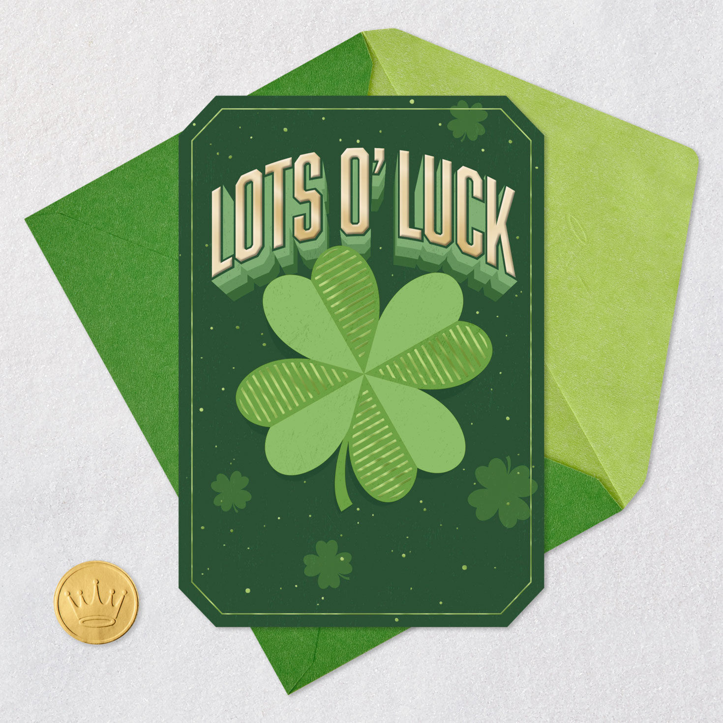 Good Luck, Good Health, and Good Fortune St. Patrick's Day Card, , large image number 5