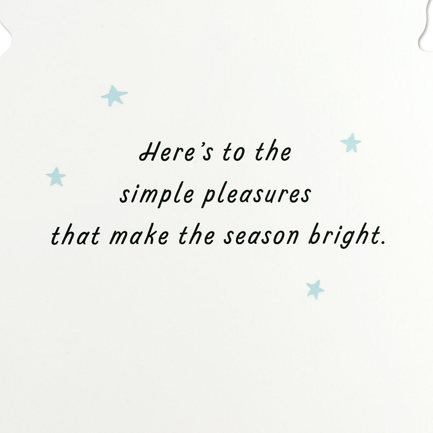 Evergreen Tree-Shaped Christmas Card Sentiment image number 2