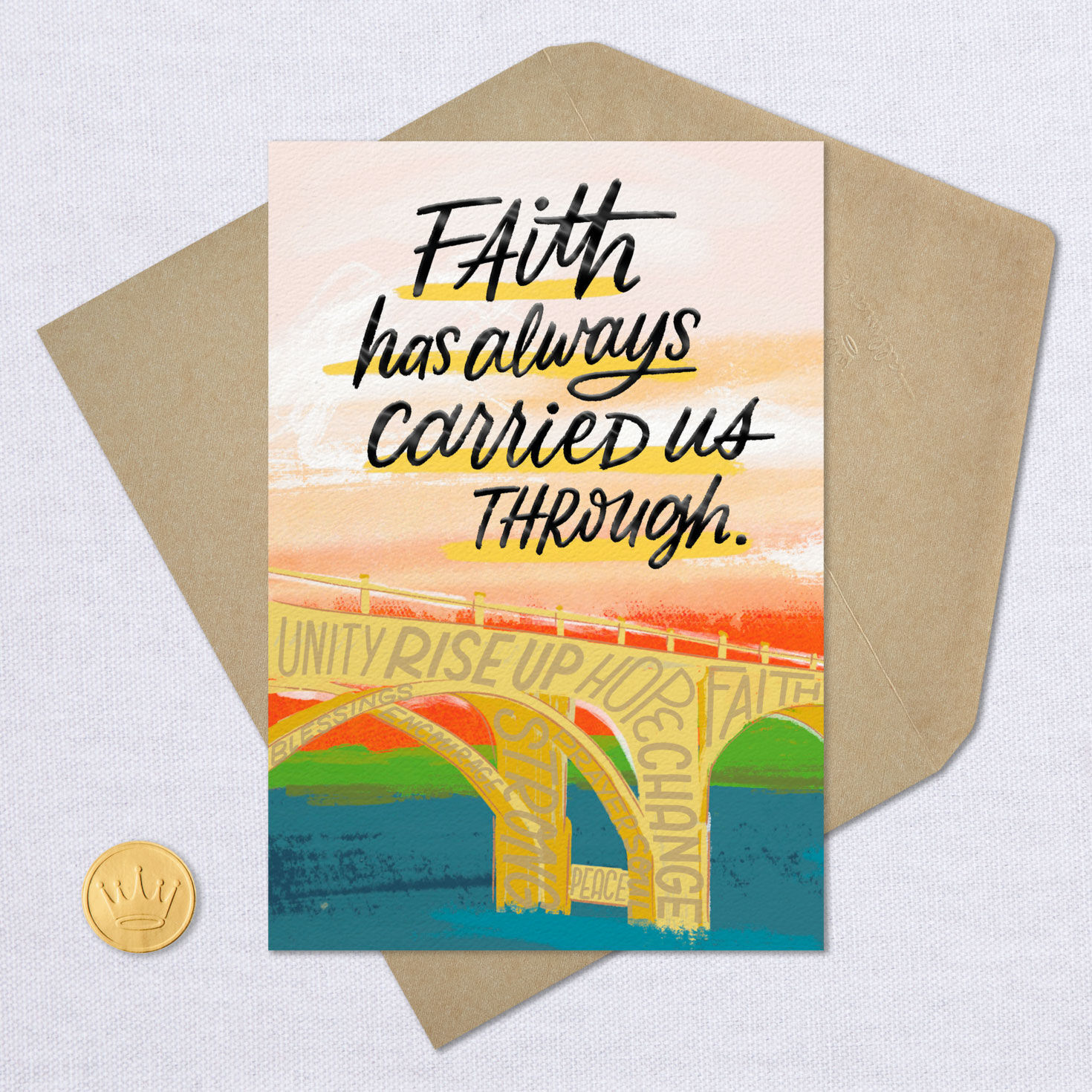 Faith Has Always Carried Us Through Encouragement Card, , large image number 6