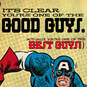 Marvel Comics Avengers One of the Good Guys Valentine's Day Card for Him, , large image number 3