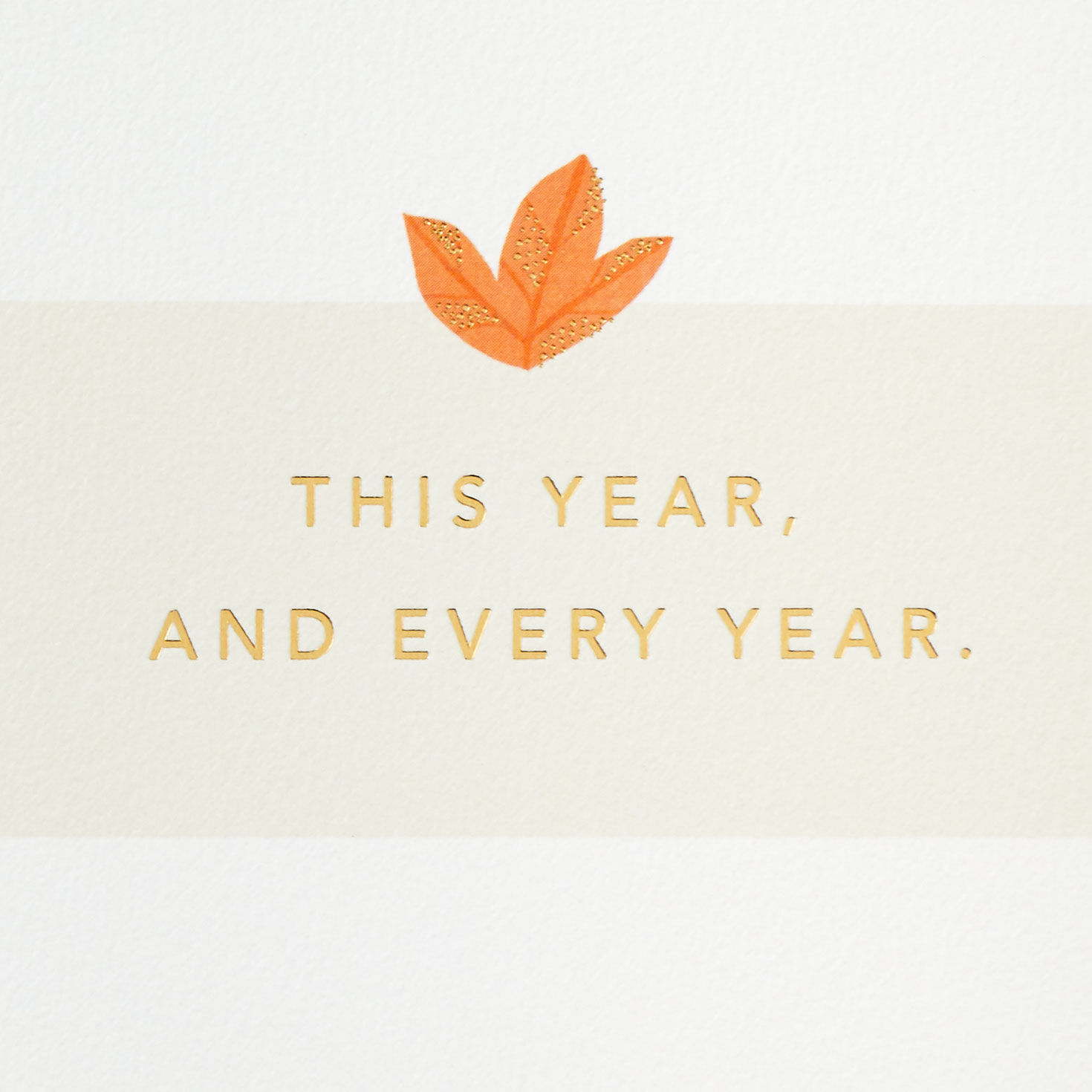 Orange and Maroon Floral Thank You Card Sentiment image number 2