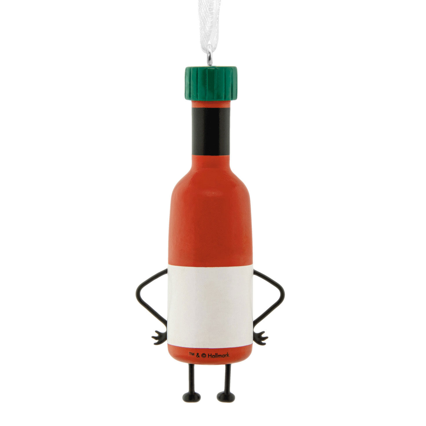 Hottie Hot Sauce Bottle Christmas Ornament back image number 6