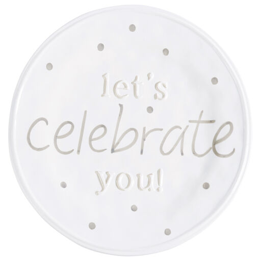 Let's Celebrate You Serving Plate, 11.5", 