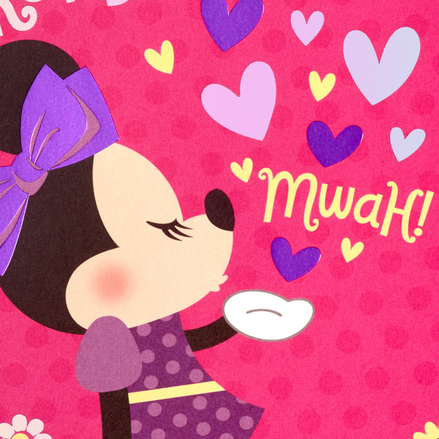 Disney Minnie Mouse Granddaughter Valentine's Day Card  image number 4