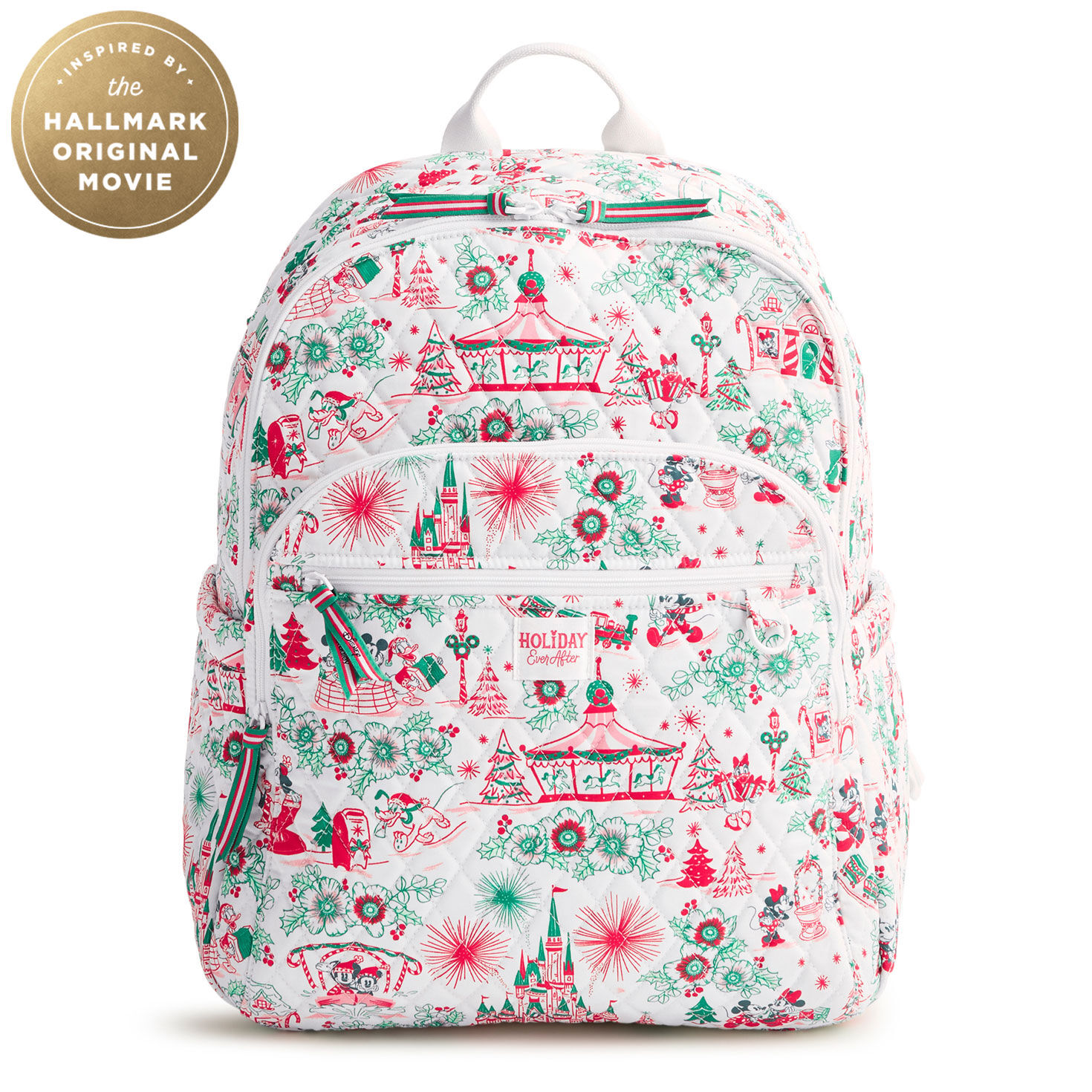 Hallmark + Disney Holiday Ever After Vera Bradley Bancroft Backpack