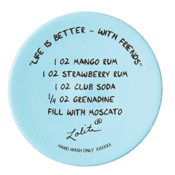 Lolita Life Is Better With Friends Wine Glass, 15 oz., , large image number 4