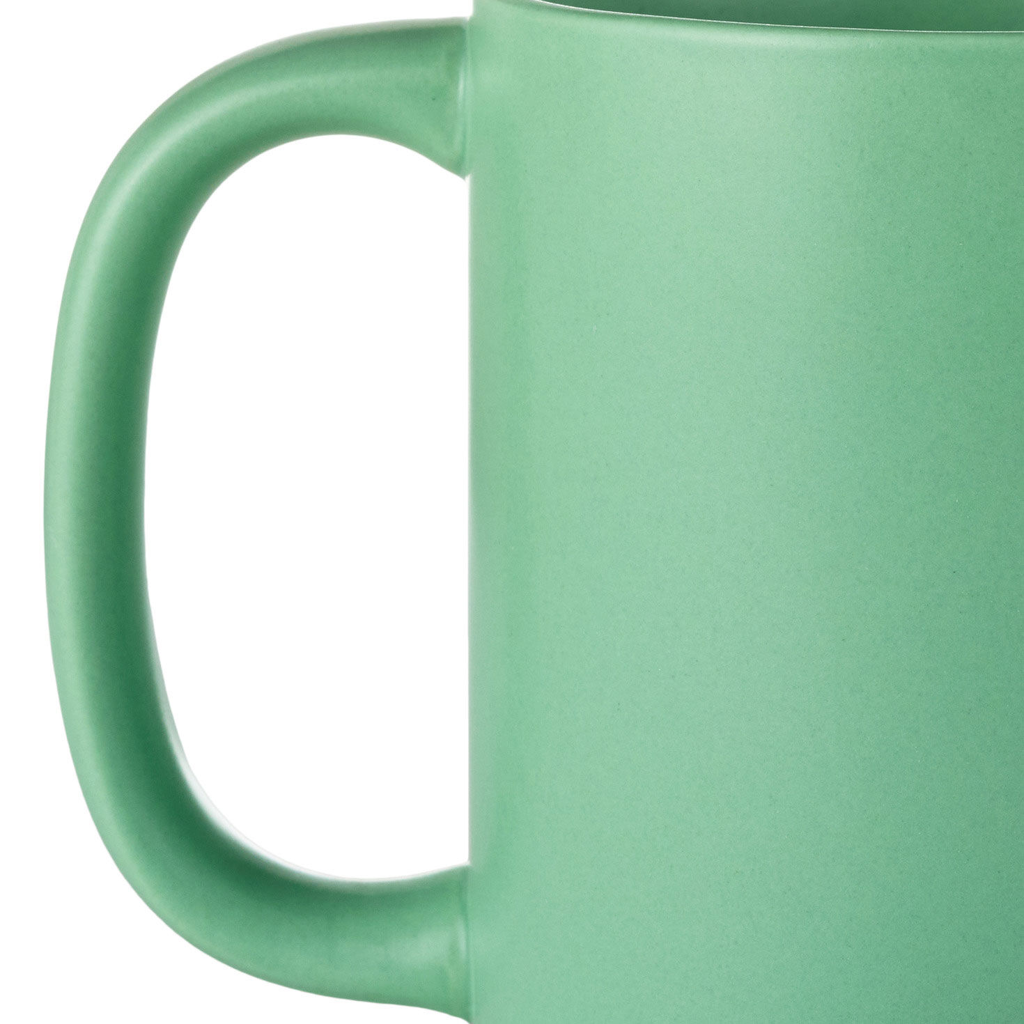 Green Mug for New Grandparent With Area to Add Date upclose view image number 5