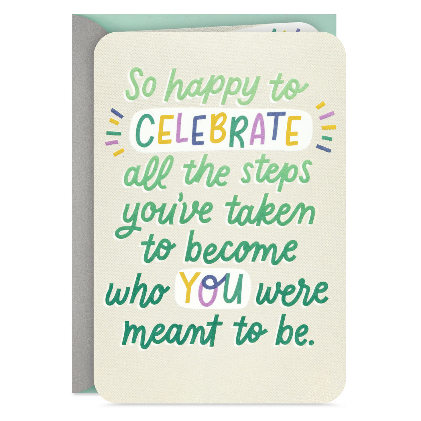 Celebrating Your Journey Gender Transition Support Card