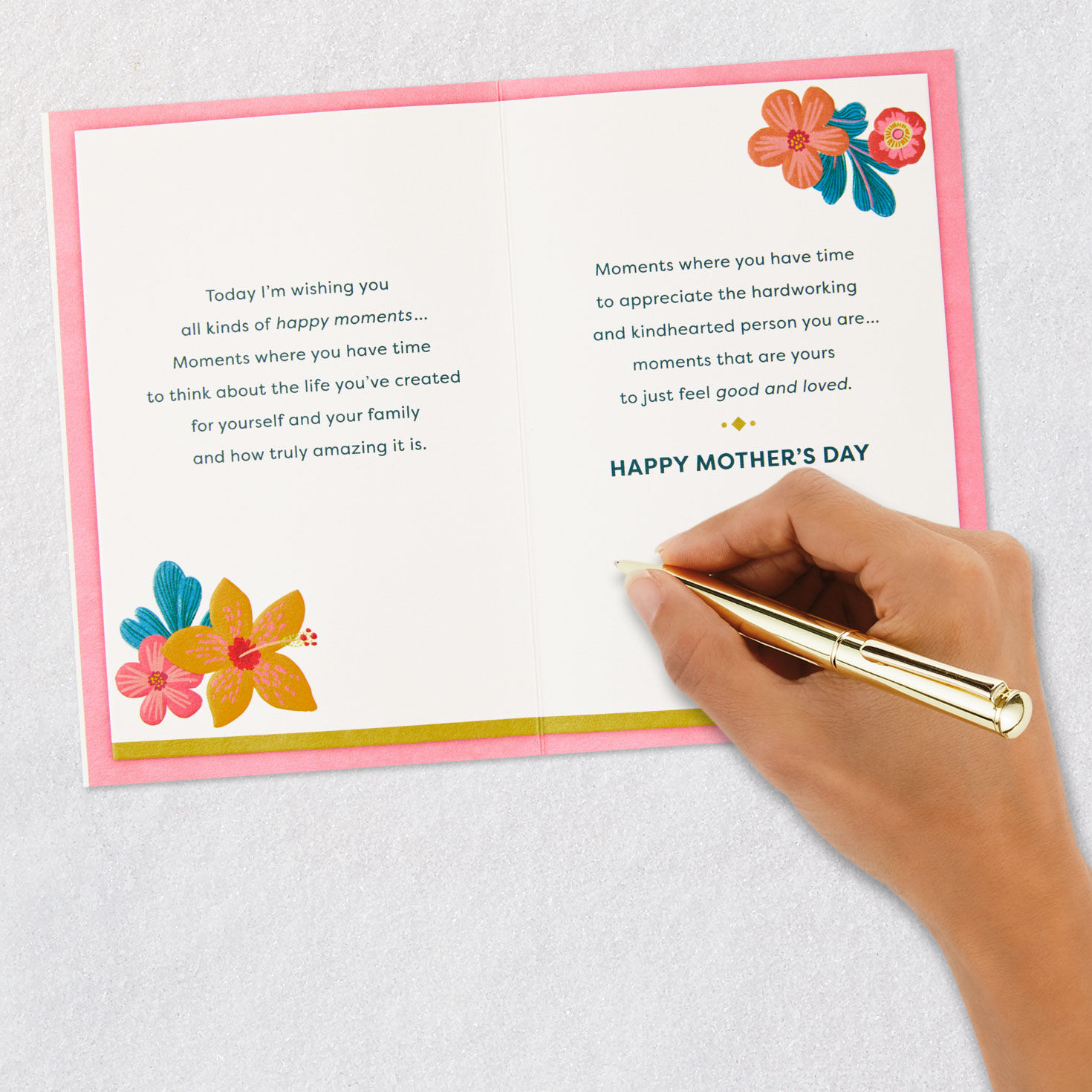 Wishing You Happy Moments Mother's Day Card for Mom, , large image number 7