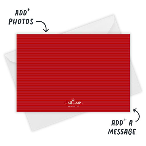 Merry and Bright Flat Christmas Photo Card, 