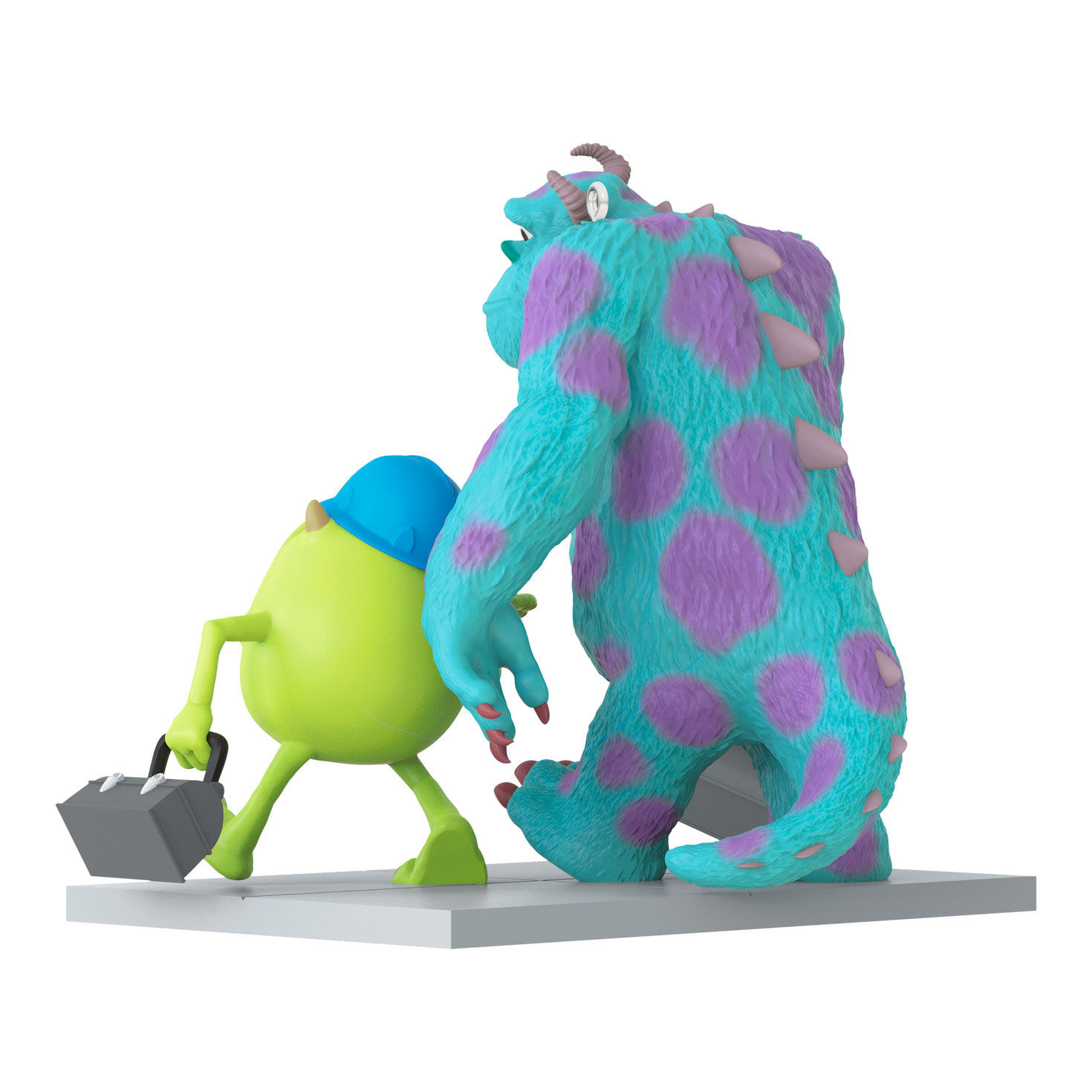 Mike Sulley With Lunch Boxes Keepsake Ornament Back image number 6