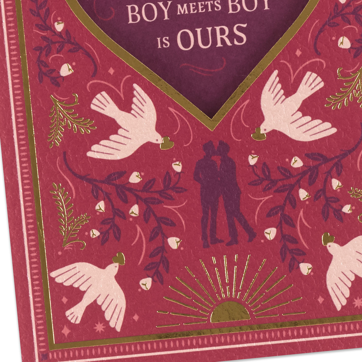 Fairytale Romance Man to Man Valentine's Day Card Card Front Detail image number 6