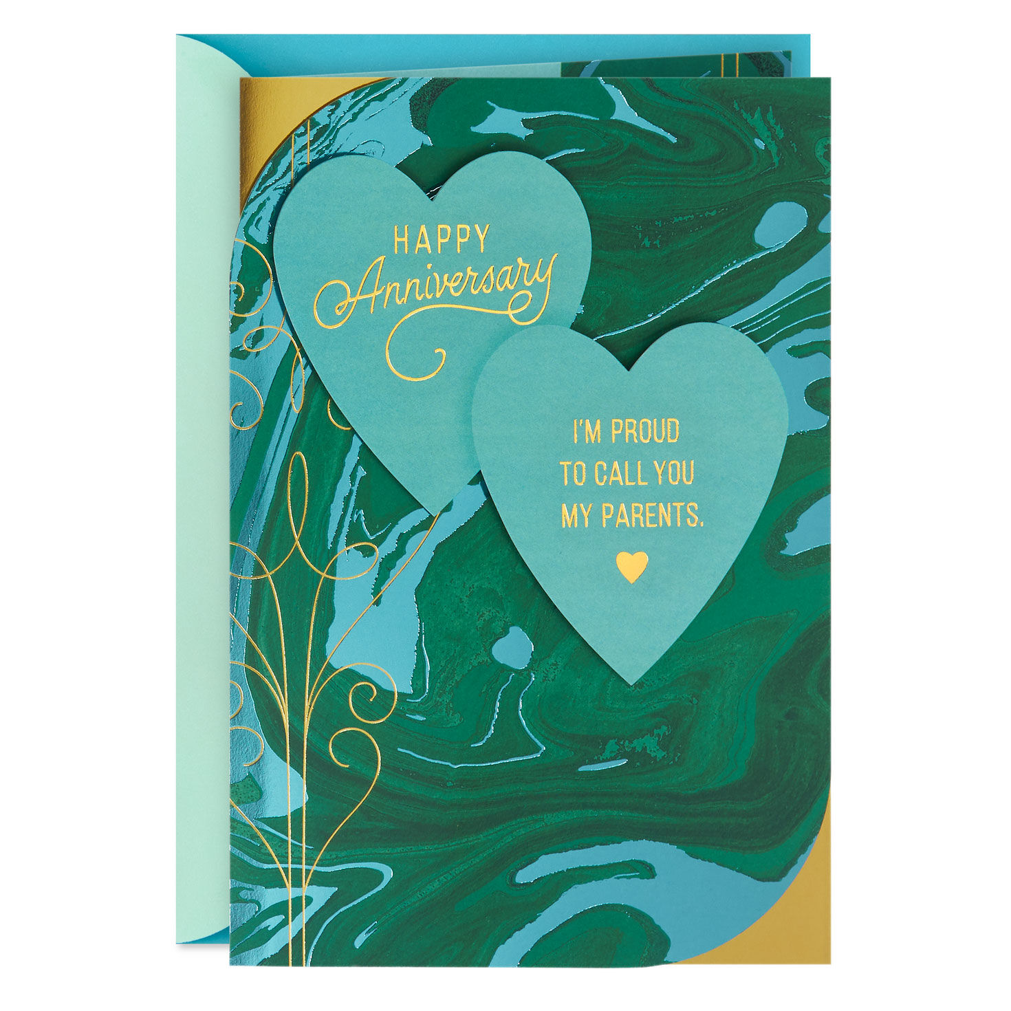 Proud to Call You My Parents Anniversary Card