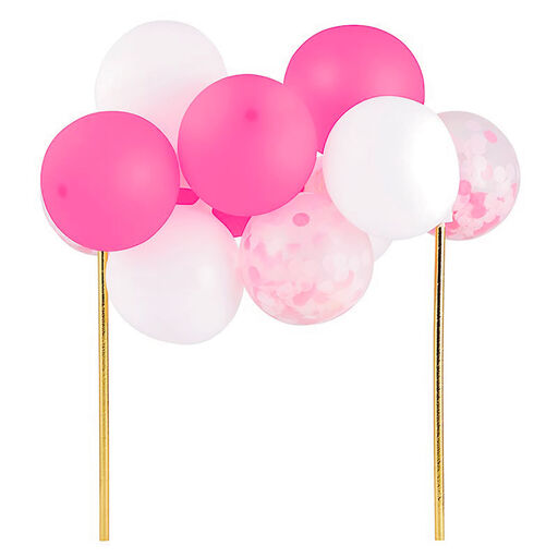 Mini Balloon Banner Cake Topper, 10" H, 