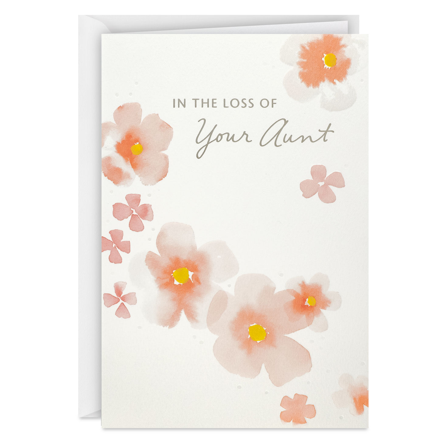 Comforting Memories Sympathy Card for Loss of Aunt