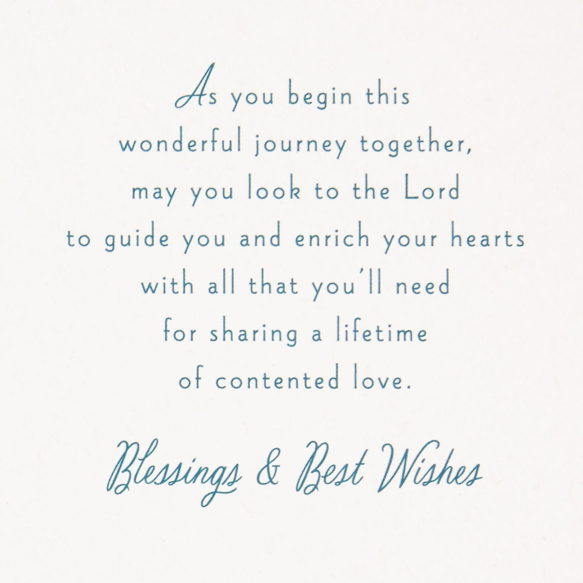 Blessings & Best Wishes Religious Wedding Card Greeting Cards Hallmark