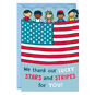 Thank You for Your Service Veterans Day Card from Kids Card Front image number 1