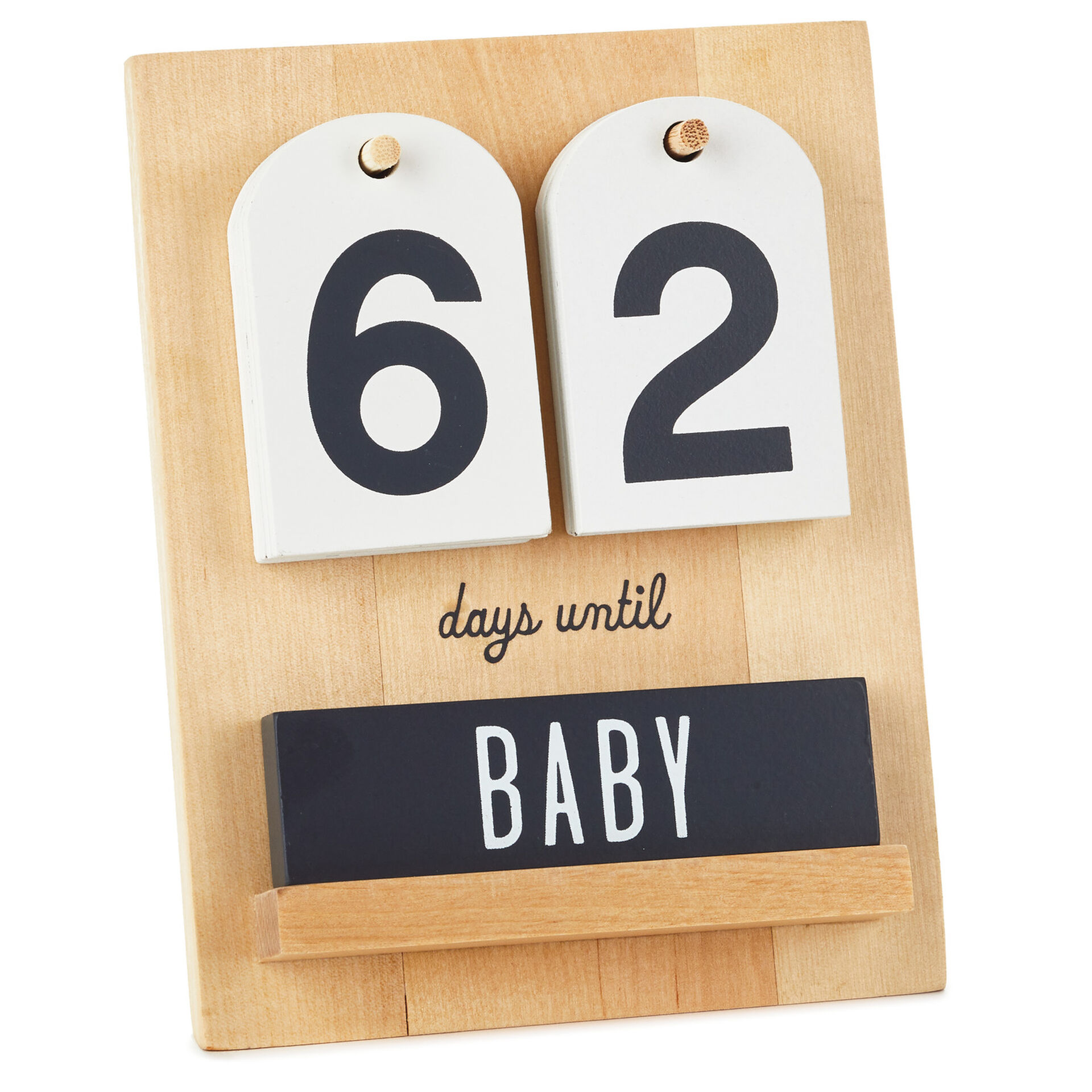 Baby Countdown Calendar Wood Sign 5 25x5 6 Calendars Planners Hallmark