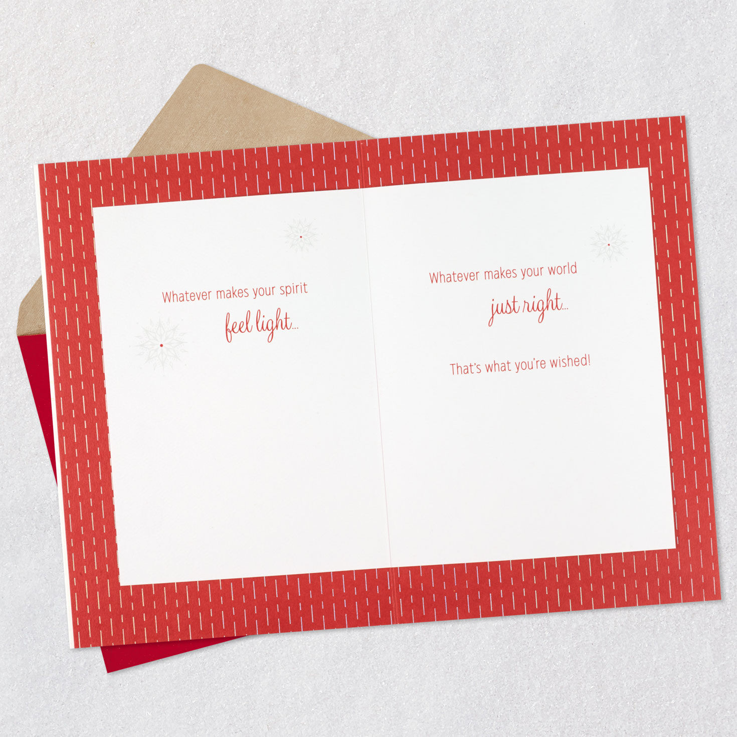 Silver, Red and Gold Snowflakes Christmas Card  image number 4