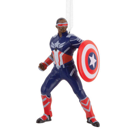 Captain America Sam Wilson Christmas Ornament front