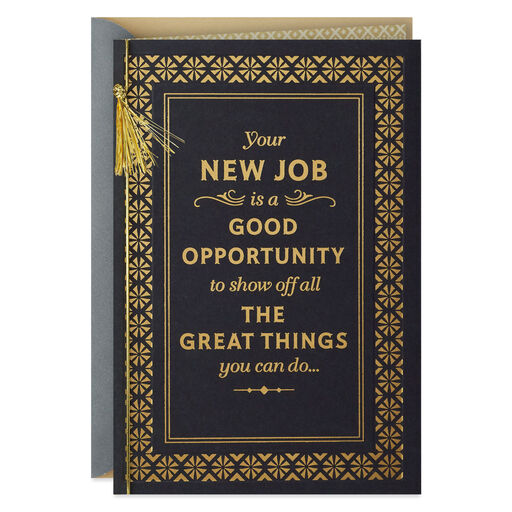 All the Great Things New Job Congratulations Card, 