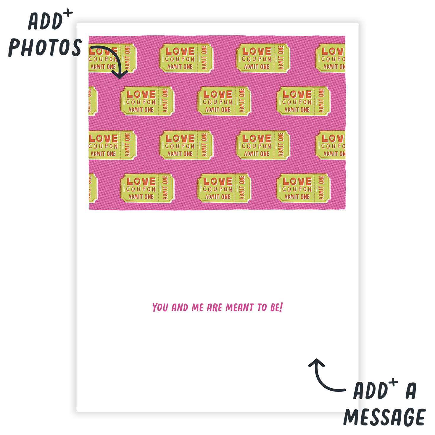 Love Coupon Ticket Love eCard, , large image number 3